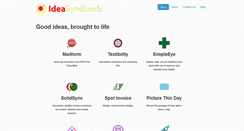 Desktop Screenshot of ideasynthesis.com